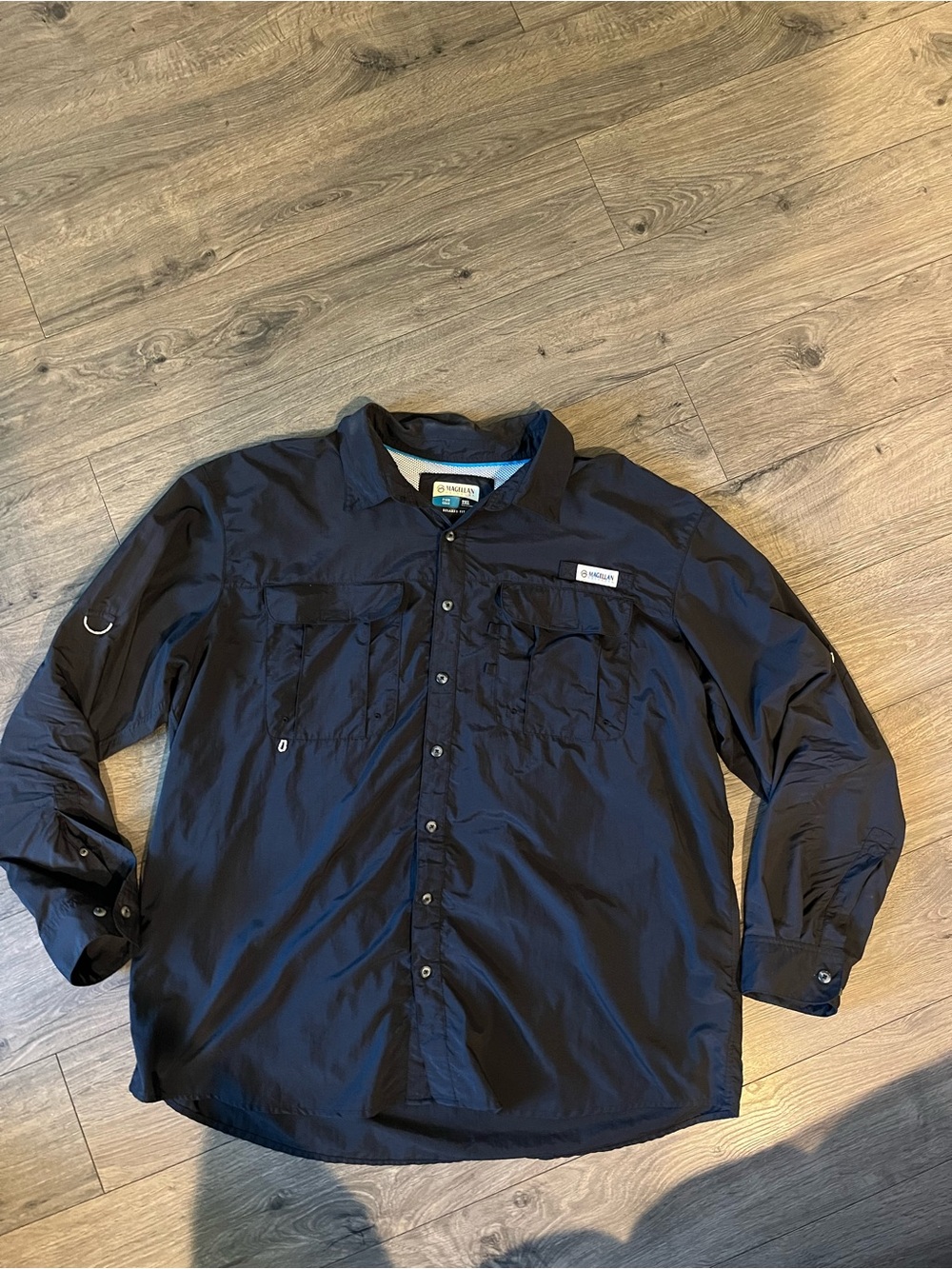 Magellan Outdoors Black Lightweight Men's Shirt Jacket